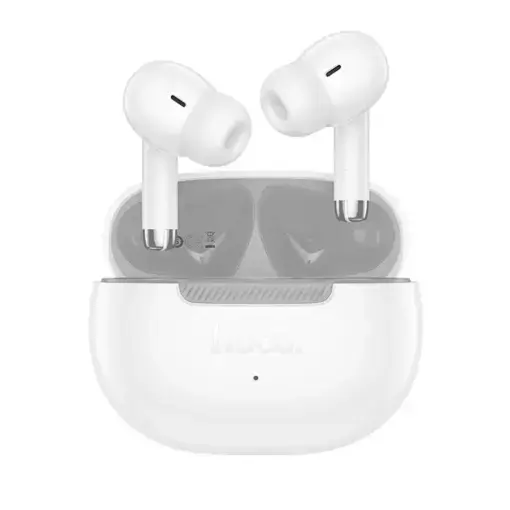 Hoco EQ24 In-ear Bluetooth Handsfree TWS Ακουστικά με Θήκη Φόρτισης – Λευκά